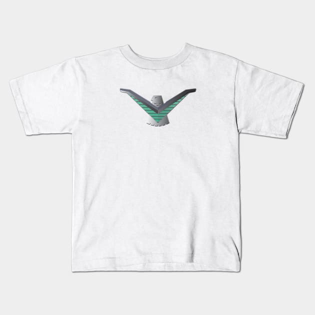 Thunderbird Emblem Kids T-Shirt by PauHanaDesign